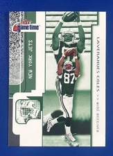 2001 Fleer Game Time Football Laveranues Coles New York Jets #46