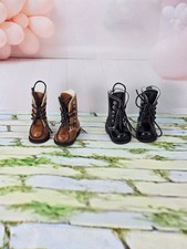 Brown Black shoes for doll Blythe 12'' boots