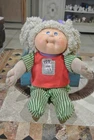 VINTAGE 1983 CABBAGE PATCH DOLL, BLONDE HAIR, BLUE EYES