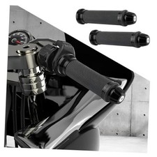 2PCS Motorcycle Handlebar Grips,7/8"  1" Motorcycle Grips Tuning Black