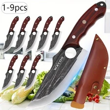 15-Piece Stainless Steel Kitchen Knife Set For Home Cooking