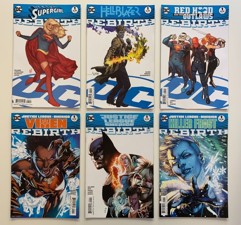 DC Rebirth job lot of 20 x one shots (DC 2016) 20 x FN+ to NM issues.