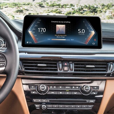 For BMW X5 X6 F15 F16 Android GPS Radio Stereo 12.3'' Sat Navi