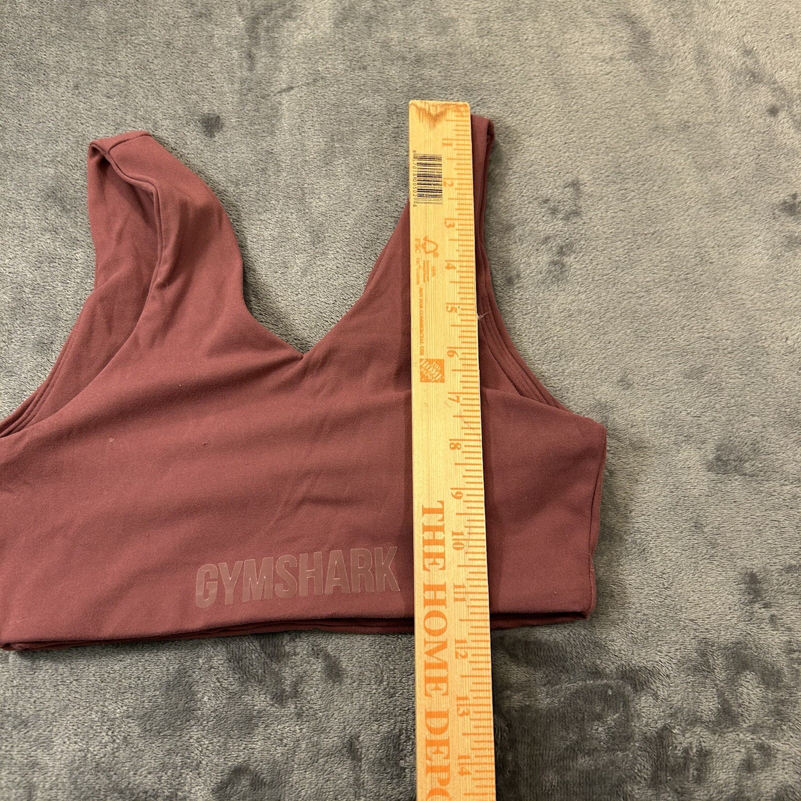 Gymshark Tank Top Womens Small Maroon Shirt Sleeveless Running