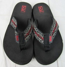Teva Youth Black Flip-Flop Sandals
