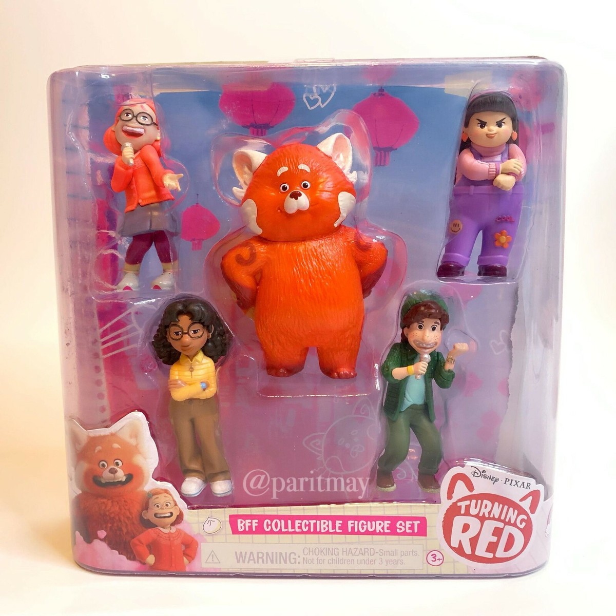 NEW 2022 Disney Pixar Turning Red BFF Collectible 5 Figure Set 3
