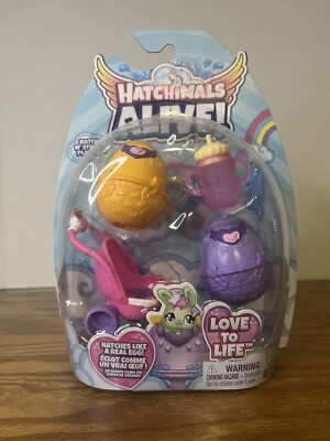 Hatchimals Alive, Hatch N  Stroll Playset with Stroller Toy & 2 Mini Figures NEW
