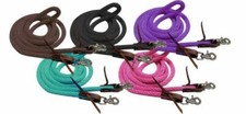 Showman 8 Ft Round Derby Roping Barrel Contest Reins Easy To Use Scissor Clips