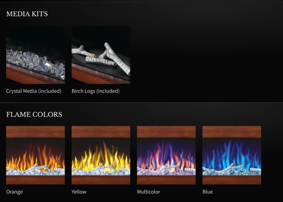 Napoleon Stylus Steinfeld Wall Hanging Electric Fireplace, NEFP32-5320BW - Image 3 of 4