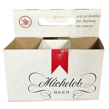 Michelob Original 6-Pack Carton for Six 12-ounce Bottles-CARTON ONLY-Rare!