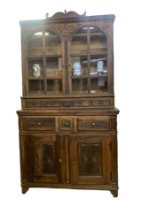 Antico mobile credenza piattaia del 700 piemontese