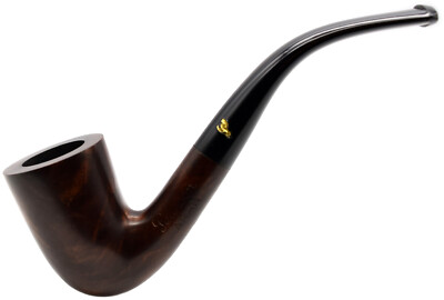 Peterson Aran Smooth Finish Small / Medium Bent Dublin Briar Pfeife (128)