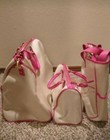 Victoria's Secret Carry On Luggage Tote Handbag Purse Pink Gold Tan Zipper NWT — photo 3
