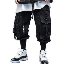 Niepce Cargo Joggers Japanese Streetwear Techwear Worker  s Pants with Straps