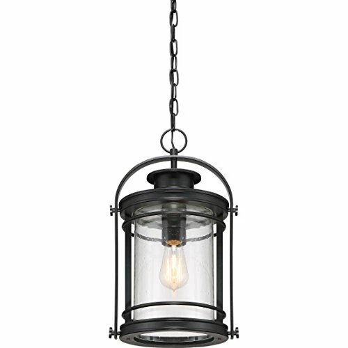 Quoizel BKR1910K 1-Light Booker Outdoor Lantern in Mystic Black - Picture 4 of 9