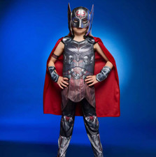NEW Disney Store Mighty Thor Love and Thunder Deluxe Kids Costume Size 11/12