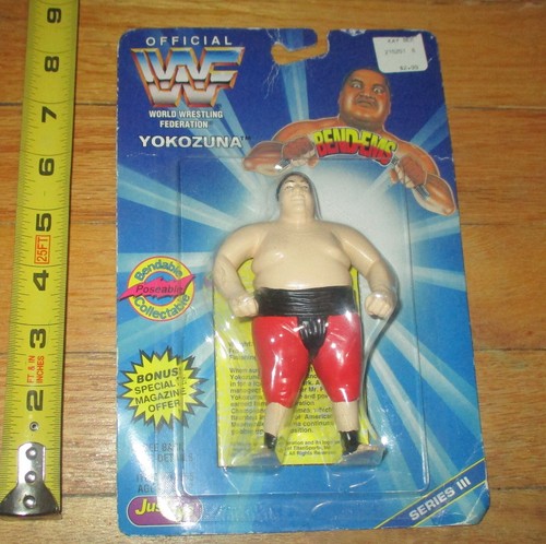 1996 WWF WWE Just Toys Yokozuna Bend ems Wrestling...