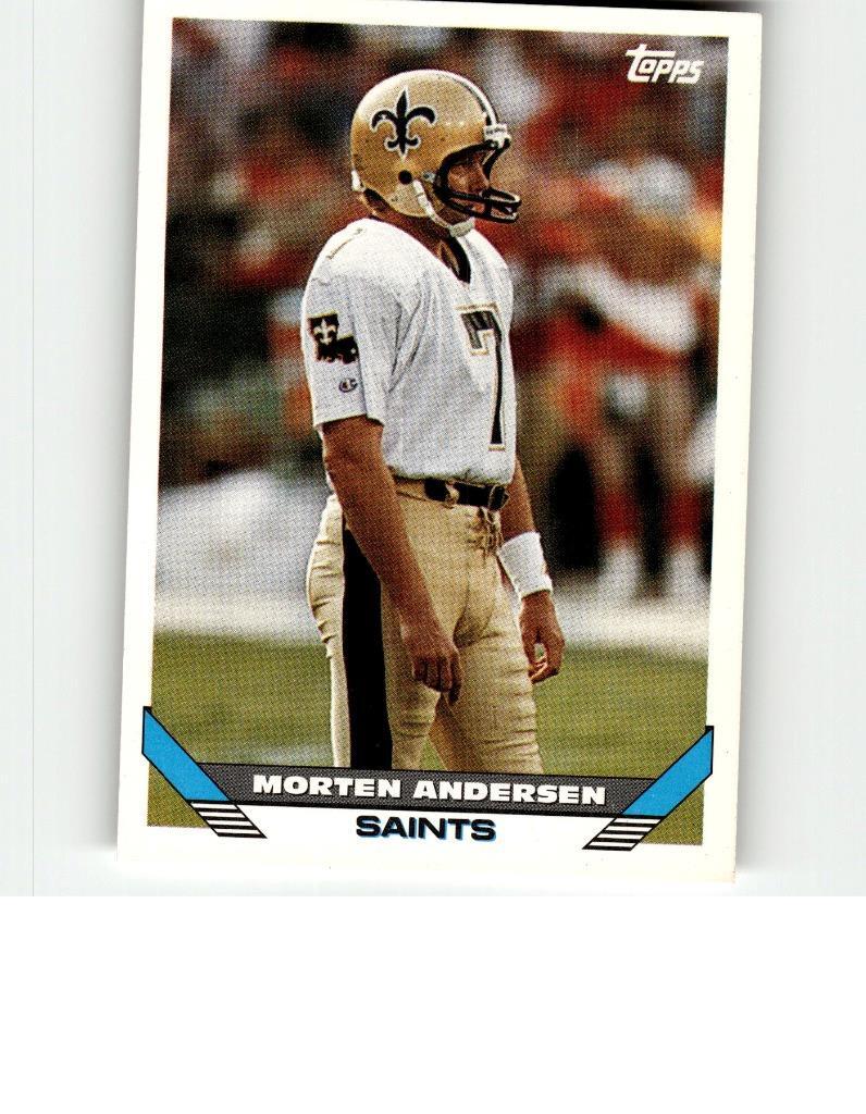 【サイン入り】BLACK AND BLUE Morten Andersen Morten Andersen NFL Memorabilia, Morten Andersen