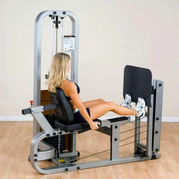 Prensa de piernas Pro ClubLine de Body-Solid SLP500G/3 310 lb pila de peso Foto 3 de 3