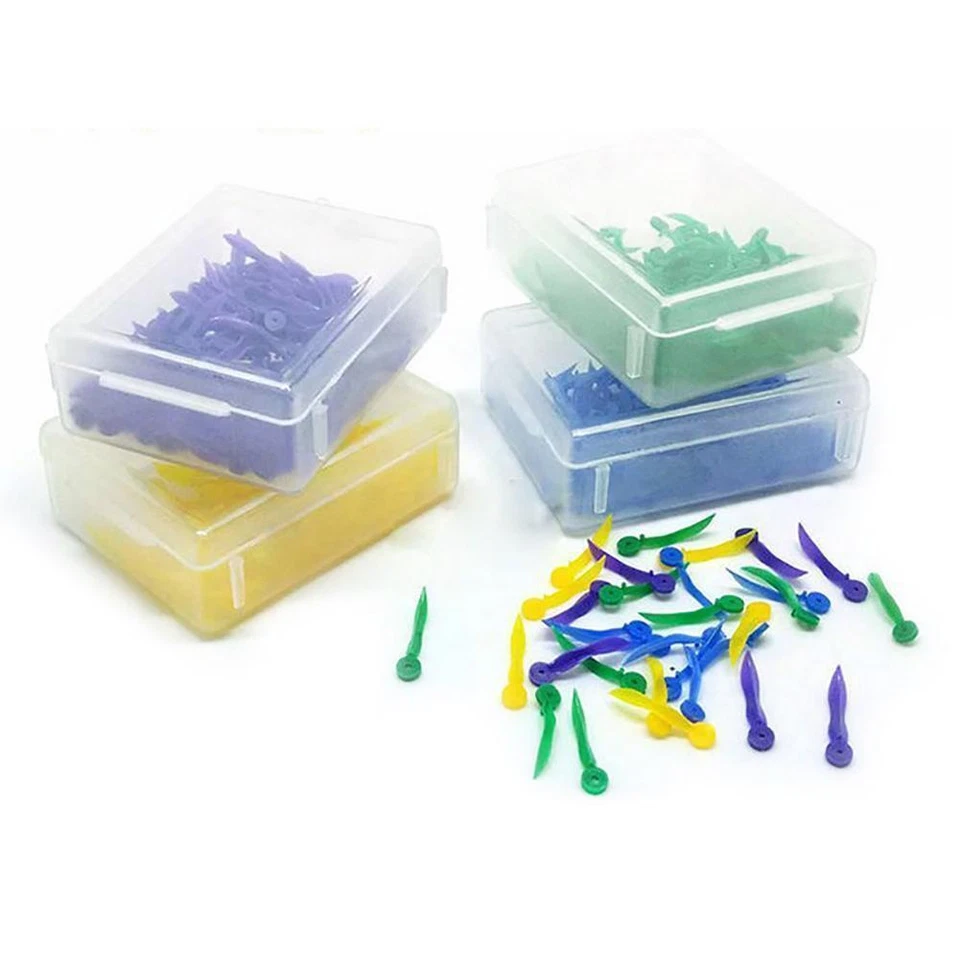 Cuñas dentales cuña hueca dental desechable con orificio diastema se adapta a Palodent V3 Foto 2 de 4