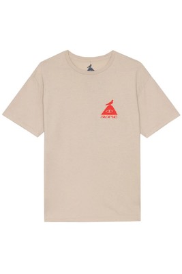 Herren Poler X Staple Outdoor Stuff Baumwoll-T-Shirt beige M
