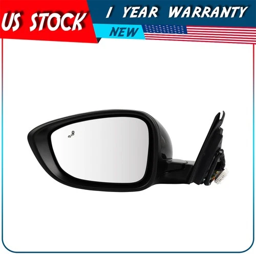For 2018  Honda ACCORD Driver Side View Mirror Power Heated BSM 18PIN