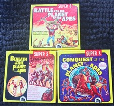 Lot of 3 PLANET OF THE APES Movies Super 8mm Ken Films LIKE NEW CONDITION