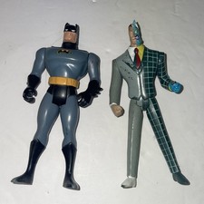 DC Batman Animated Series Two-Face Figure Kenner Vtg-W