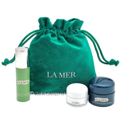 La Mer Moisturizing Fresh Night Mini Cream Firming Serum & Pouch 4-Pc Travel Set
