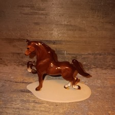 VINTAGE HAGEN-RENAKER SADDLEBRED HORSE FIGURINE MADE IN USA