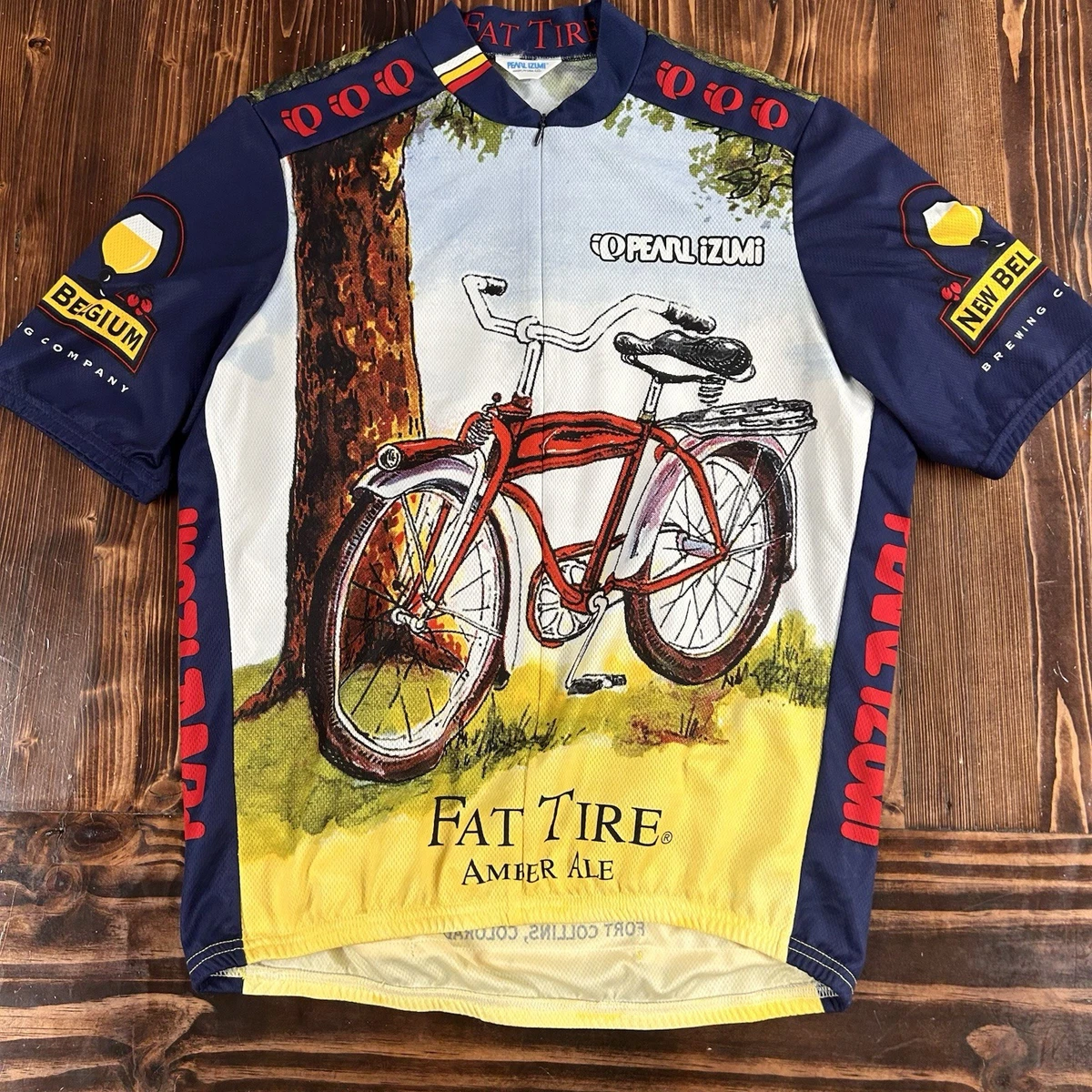 PEARL iZUMi & Fat Tire Amber Ale ジャージ Pearl Izumi Cycling Jersey for sale | eBay