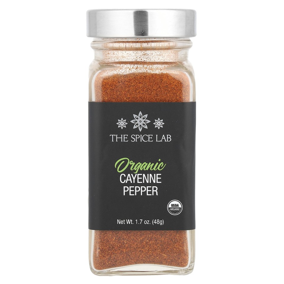 Organic Cayenne Pepper, 1.7 oz (48 g)