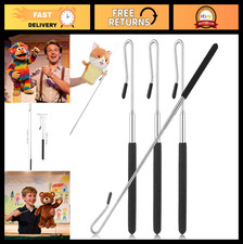 4 Pack Adjustable Puppet Control Rods, 8-21 Inch Extendable Metal Sticks for Pup