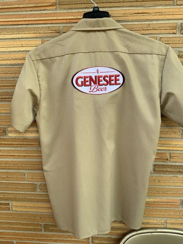 GENESEE BEER DELIVERY GUY WORK SHIRT DICKIES MEDIUM 🍺🍺🍺🍺