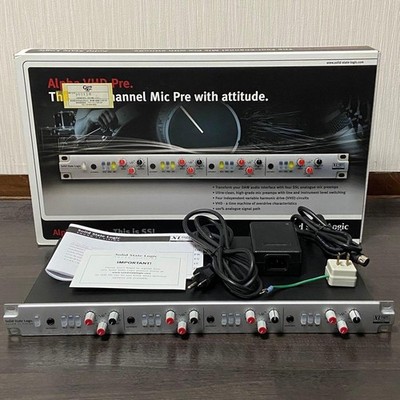 SSL Solid State Logic Alpha VHD Pre 4-Channel Mic Preamp W/BOX
