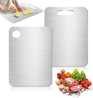Edelstahl S316 Schneidebrett 2Er Set (34X23/25X15Cm)
