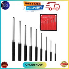 Roll Pin Punch Set 9pcs 1/16 - 5/16 Removing Repair Tools 9pcs Pin Punches