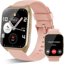 Smartwatch Mujer Mujer con Función Teléfono Reloj de Pulsera Watch para Android IOS