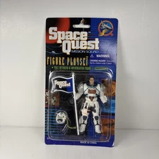 Vtg Space Quest Mission Squad Figure Playset: New: Model 831552 Ommv3