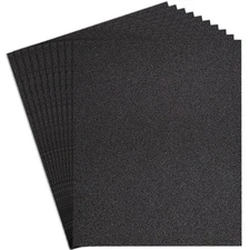 AOZHONG 120 Grit Sand Paper, 9 x 11 Inch, 10 Pcs Wet Dry Sandpaper Sheets, Si...