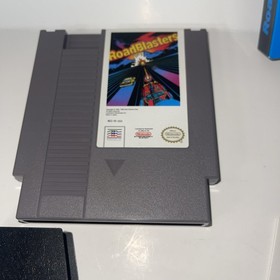 Sello ovalado RoadBlasters completo en caja nintendo nes f&aacute;brica COMO NUEVO
