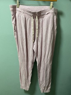 Lululemon Women’s Size 14 Pink Taupe Warm Down Soft Modal Mid Rise 29” Joggers
