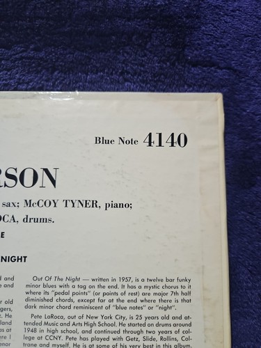 Joe Henderson- Page One- Blue Note 4140- Vinyl- JAZZ- SEE DESCRIPTION - Picture 3 of 23