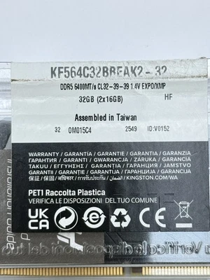 32GB DDR5 6400 listing on ebay
