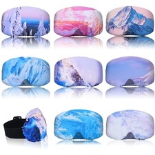 8 Pcs Ski Snowboard Goggle Cover, Protective Cover Sleeve Anti Scratch Dust