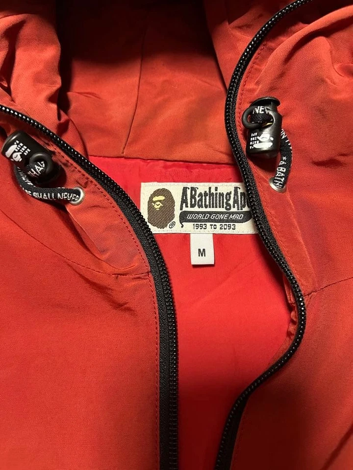 A BATHING APE Parka M Used Nylon Mountain Windbreaker - Image 3 of 4