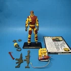 GI JOE Cobra NM/M Blowtorch 2009 V3 Complete, File Card, Stand POC Blow Torch