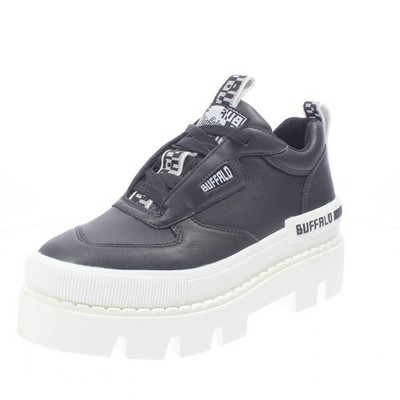 Buffalo Raven Ox Schwarz - Größe 39 [25,1 cm] Damenschuhe Sneaker Sportlich Chic