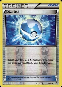 Dive Ball - Reverse Holo - Primal Clash 125/160 - NM - Pokemon