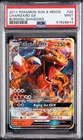 2017 POKEMON SUN & MOON BURNING SHADOWS #20 CHARIZARD GX PSA 9
